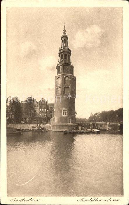 Amsterdam Niederlande Montelbaanstoren