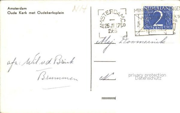 Amsterdam Niederlande Kerk Oudekerksplein – Bild 2