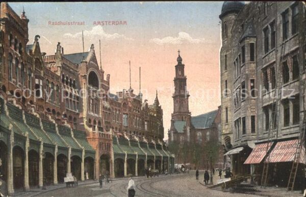 Amsterdam Niederlande Raadhuisstraat