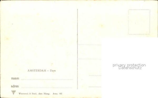Amsterdam Niederlande Dam – Bild 2