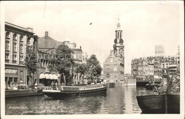 Amsterdam Niederlande Munt Singel bloemenmarkt