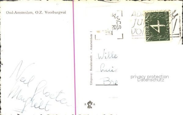 Amsterdam Niederlande Voorburgwal – Bild 2