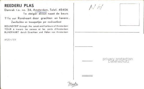 Amsterdam Niederlande Reederij Plas – Bild 2