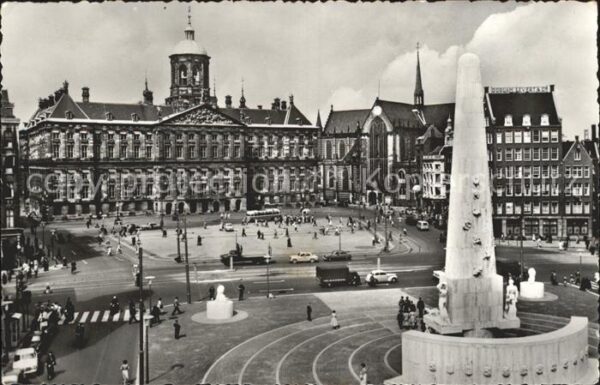 Amsterdam Niederlande Dam Koninklijk Paleis National Monument