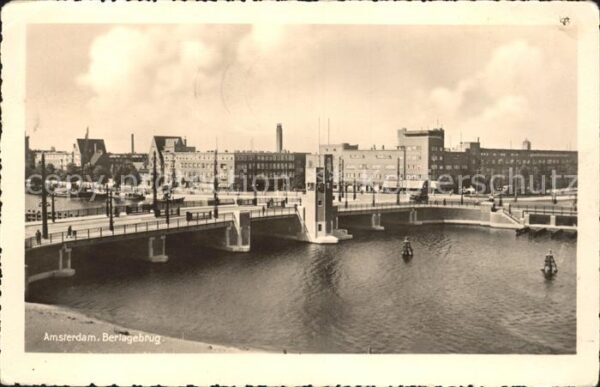 Amsterdam Niederlande Berlagebrug