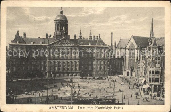 Amsterdam Niederlande Dam Koninklyk Paleis