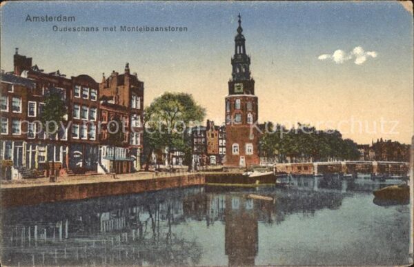 Amsterdam Niederlande Montelbaanstoren
