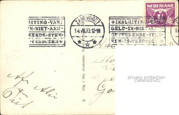Zandvoort Holland Zeebad – Bild 2