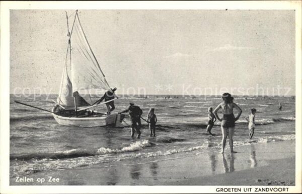 Zandvoort Holland Zeilen Zee