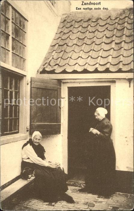 Zandvoort Holland Een rustige oude dag