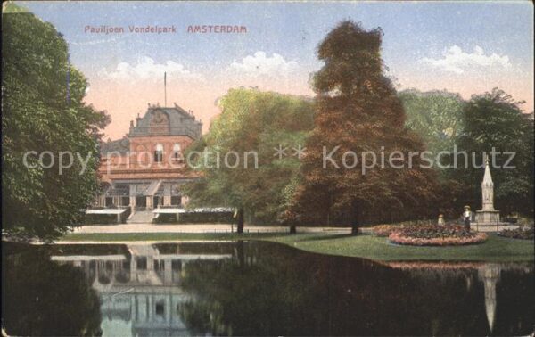 Amsterdam Niederlande Pauiljoen Vondelpark