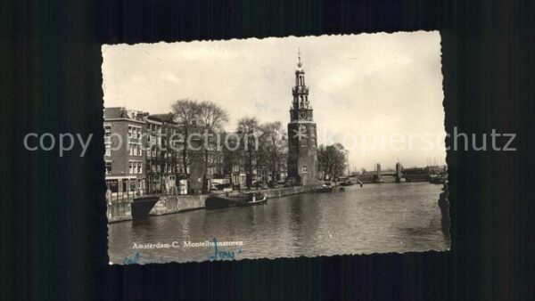 Amsterdam Niederlande Montelbaanstoren