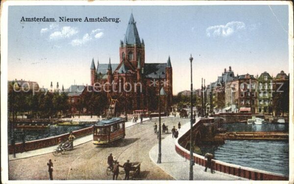 Amsterdam Niederlande Amstelbrug