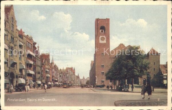 Amsterdam Niederlande Beurs Damrak