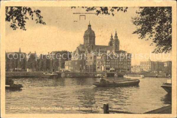Amsterdam Niederlande Prins Hendrikkade Sint Nicolaaskerk