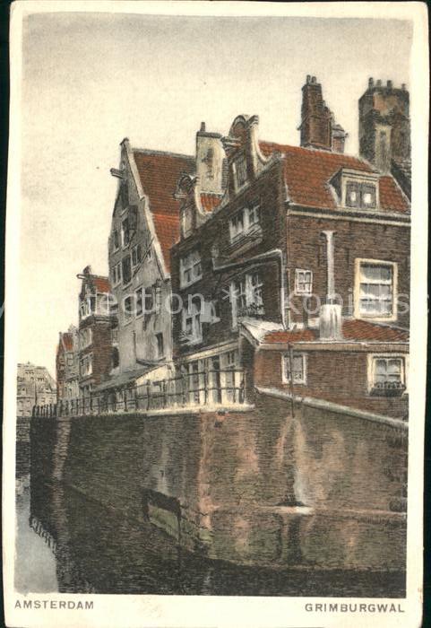 Amsterdam Niederlande Grimburgwal