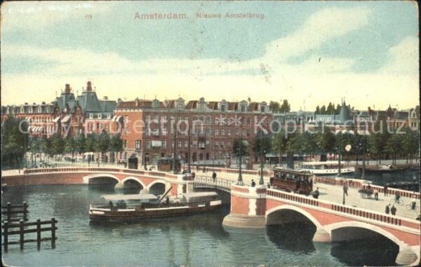Amsterdam Niederlande Amstelbrug