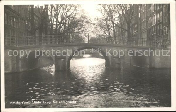 Amsterdam Niederlande brug Keizersgracht