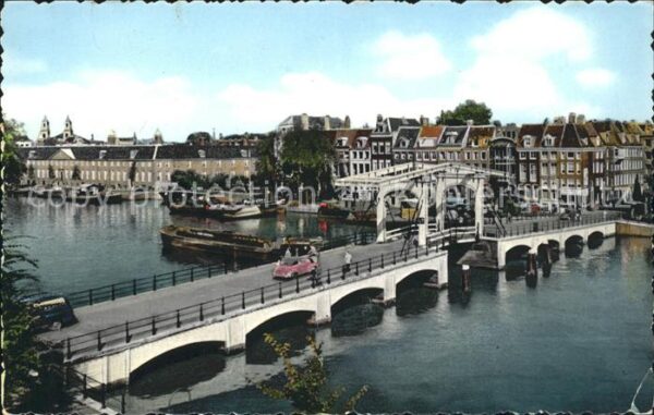 Amsterdam Niederlande Magere Brug Amstel