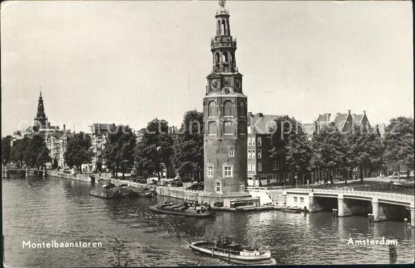 Amsterdam Niederlande Montelbaanstoren