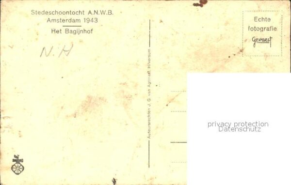 Amsterdam Niederlande Stedeschoontocht Bagijnhof – Bild 2