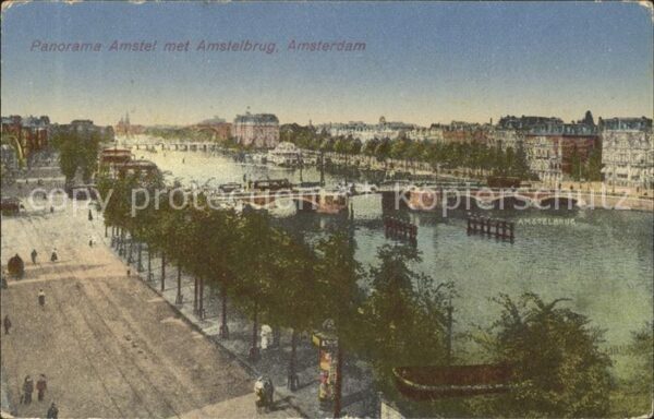 Amsterdam Niederlande Amstel Brug
