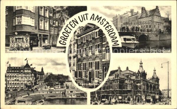 Amsterdam Niederlande Huis Drie Grachtes Brug