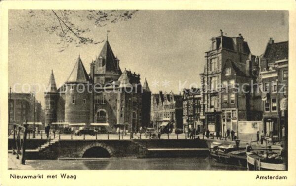 Amsterdam Niederlande Nieuwmarkt Waag