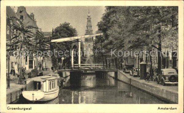 Amsterdam Niederlande Groenburgwal