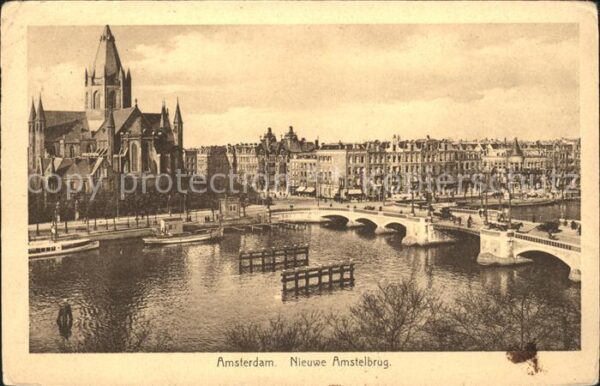 Amsterdam Niederlande Amstelbrug