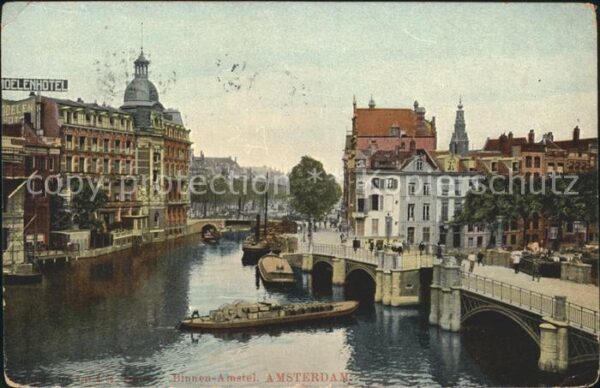 Amsterdam Niederlande Binnen Amstel