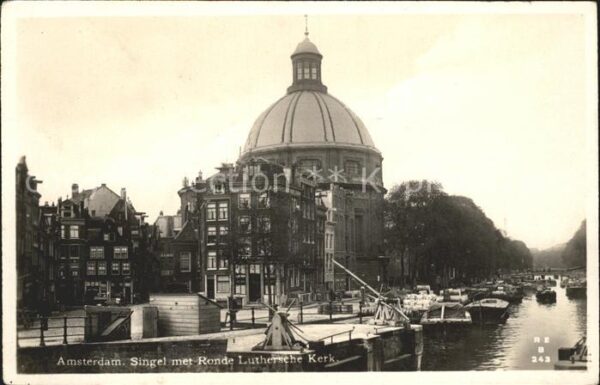 Amsterdam Niederlande Singel Ronde Luthersche Kerk