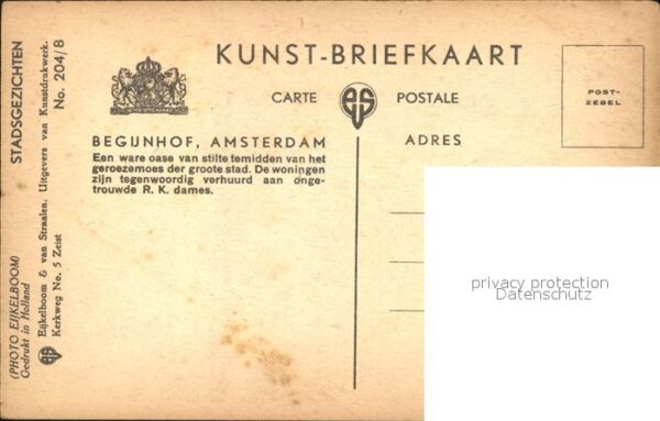 Amsterdam Niederlande Begijnhof – Bild 2