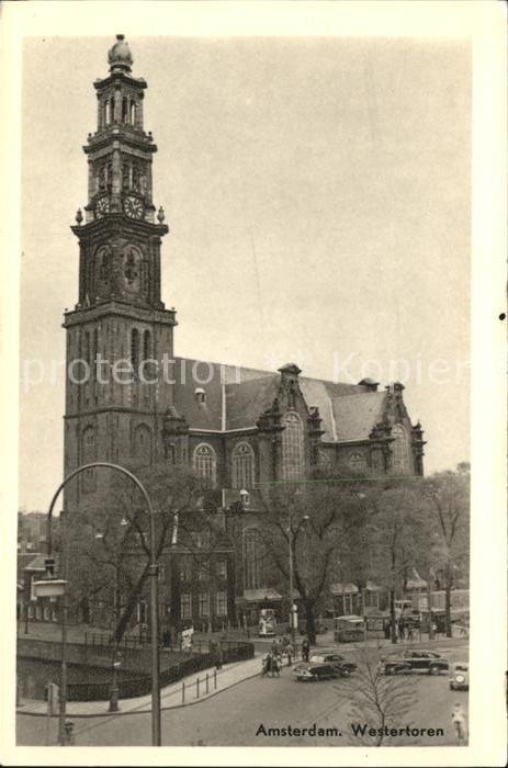 Amsterdam Niederlande Westertoren