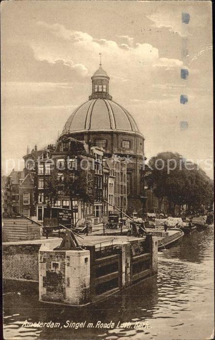 Amsterdam Niederlande Singel Ronde Kerk