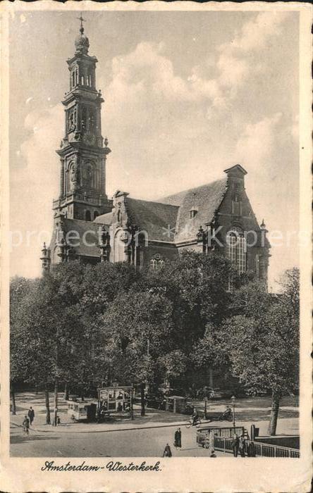 Amsterdam Niederlande Westerkerk