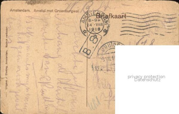 Amsterdam Niederlande Amstel Groenburgwal – Bild 2