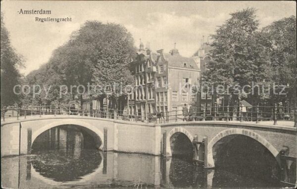 Amsterdam Niederlande Regullersgracht