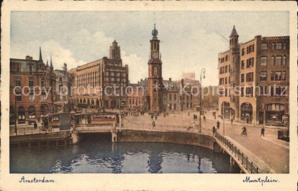 Amsterdam Niederlande Muntplein