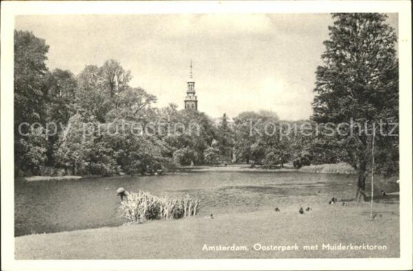 Amsterdam Niederlande Oosterpark Muiderkertoren