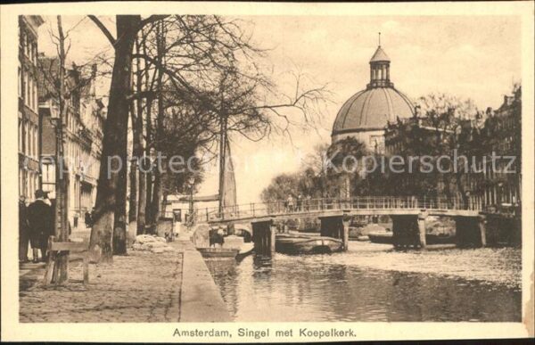 Amsterdam Niederlande Singel Koepelkerk