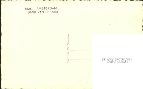 Amsterdam Niederlande Bank van Leeninc – Bild 2