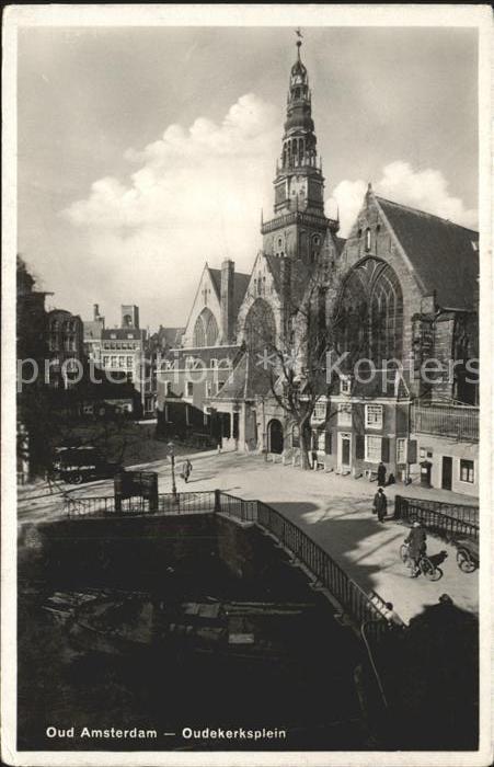 Amsterdam Niederlande Oudekerksplein