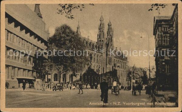 Amsterdam Niederlande Voorburgwal Postkantoor