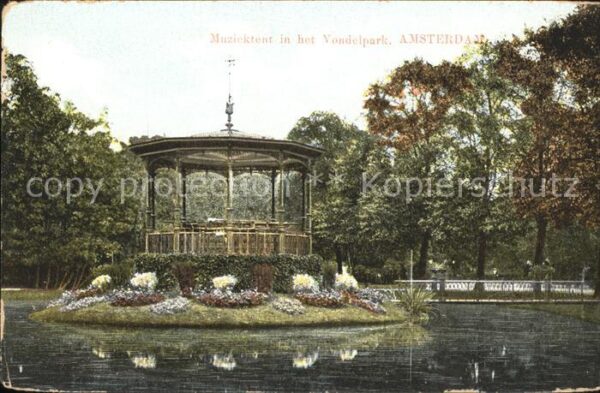 Amsterdam Niederlande Muziektent Vondelpark