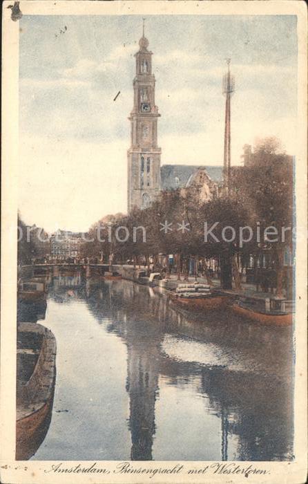 Amsterdam Niederlande Westertoren