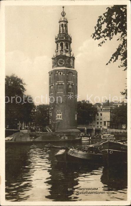 Amsterdam Niederlande Montelbaanstoren