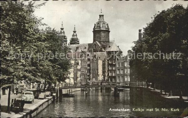 Amsterdam Niederlande Kolkje St Nic Kerk