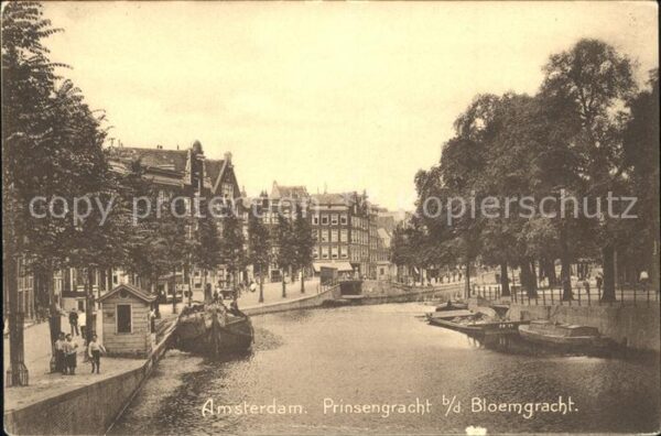 Amsterdam Niederlande Prinsengracht Bloemgracht