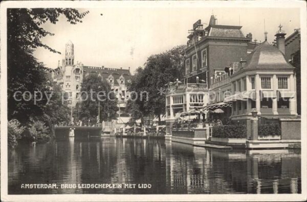 Amsterdam Niederlande Brug Leidscheplein Lido